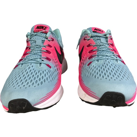 Nike Air Zoom Pegasus 34 Women's Sneaker Running Shoe Size 10 Blue Racer Pink - Picture 5 of 11